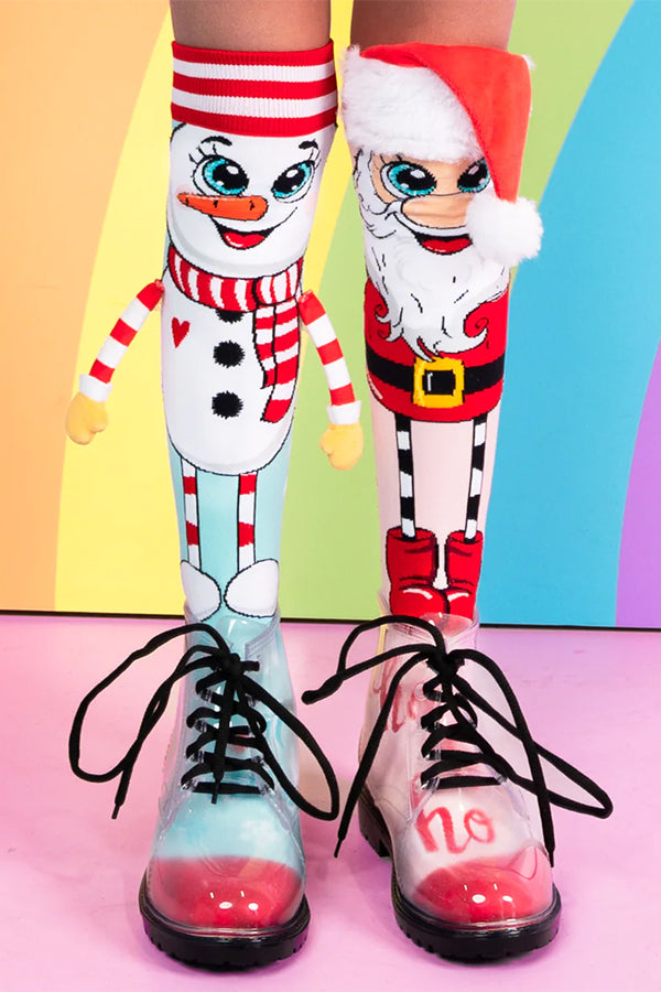 Santa & Snowman Silly Socks