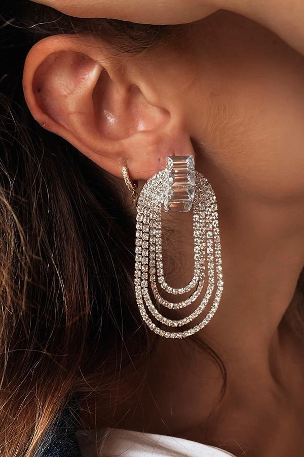 Layered Diamond Earrings
