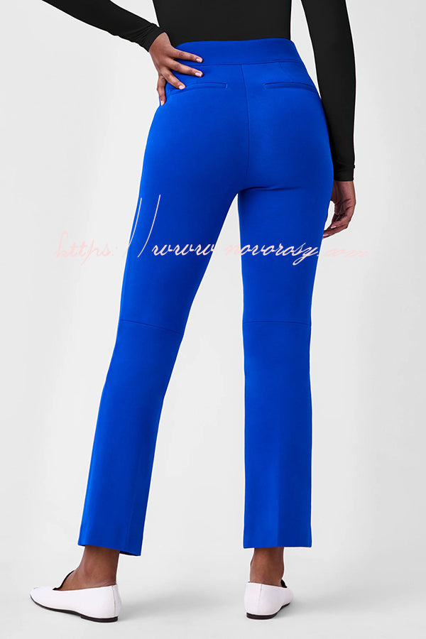 The Perfect Fit High Waist Pocketed Stretch Flare Pants