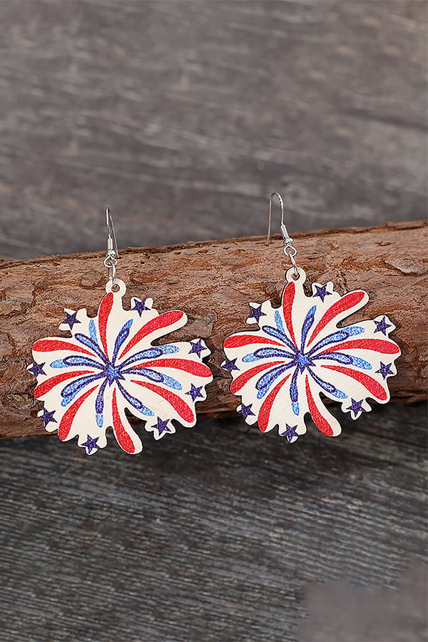 American Independence Day Flag Earrings