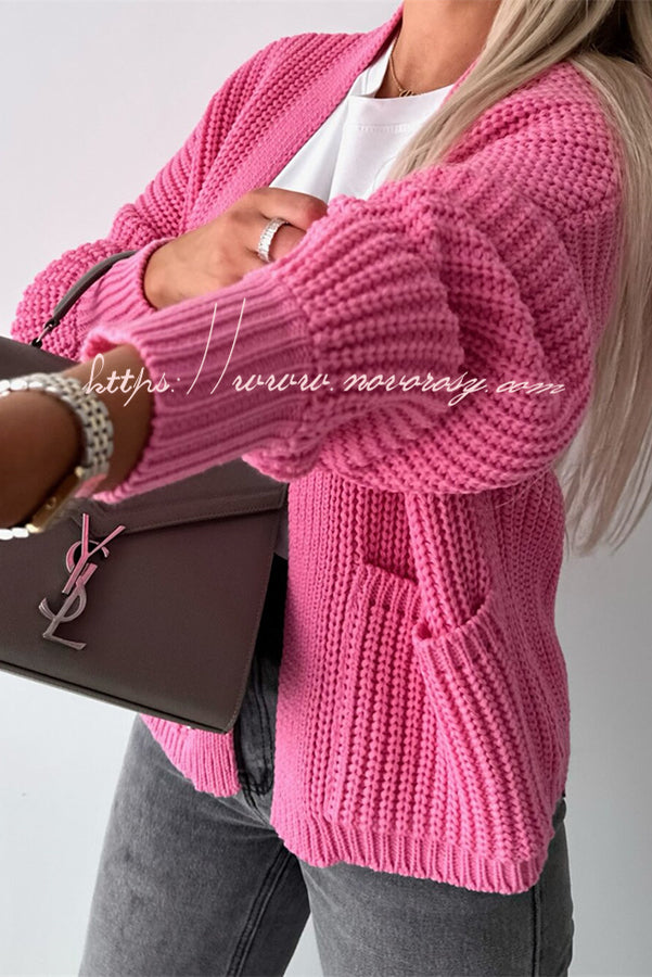 Coad Knitted Pocket Long Sleeved Cardigan