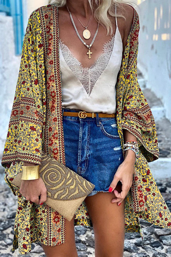 All I Want Floral Kimono Cover-up