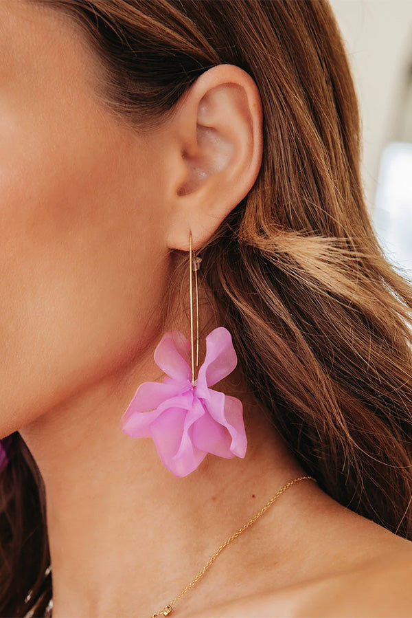 Blooming Floral Drop Earrings